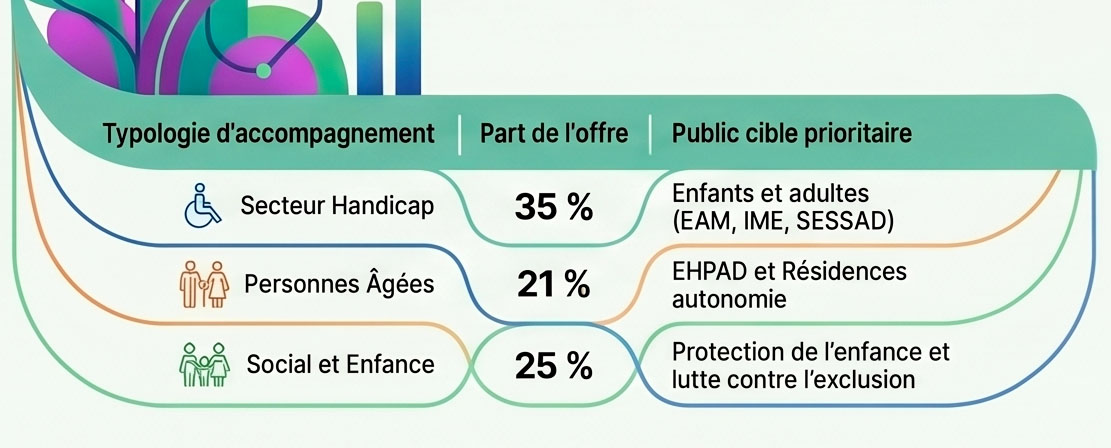 ESSMS en Auvergne-Rhône-Alpes : des réalités territoriales structurées par une offre médico-sociale très diversifiée