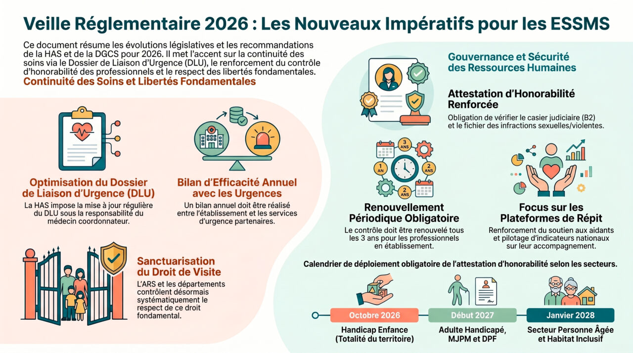 Veille réglementaire et actualités médico-sociales Juin 2026 : enjeux et perspectives pour les établissements